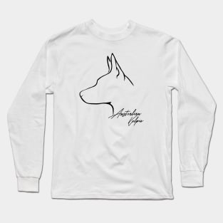 Proud Australian Kelpie profile dog lover gift Long Sleeve T-Shirt